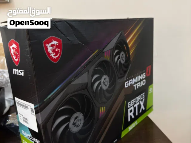 MSI GeForce RTX 3070 Ti GAMING X TRIO 8G  With Original Box  كرت 3070 Ti نظييف للبيع