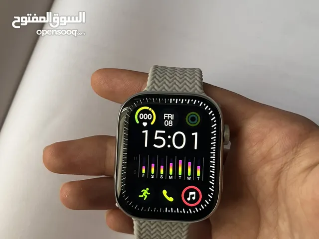 ساعة ابل شبيه الاصلية مستعملة بشكل خفيف قابل للبدل بشيء ثاني بدل الدفع . موجود توصيل لجميع المناطق.