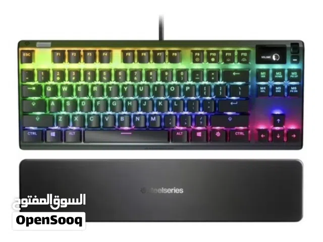 Pre-Owned SteelSeries Apex Pro TKL Mechanical Switches Gaming Keyboard with OLED Smart Display used