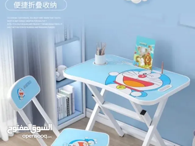 مكتب وكرسي مدرسي للأطفال قابل للطي
