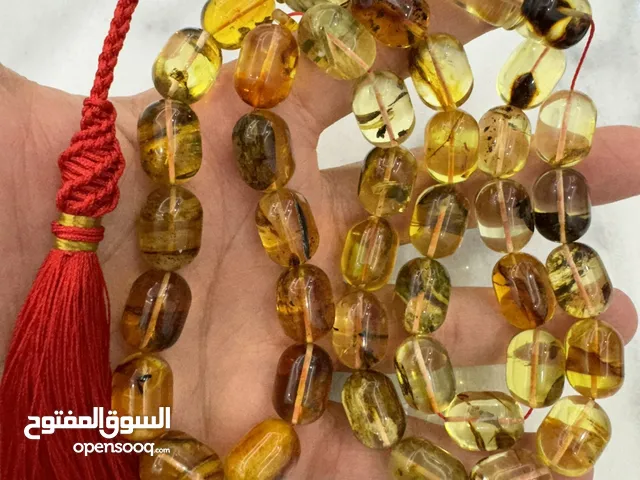 مسباح كهرب طبيعي Natural Amber Rosary