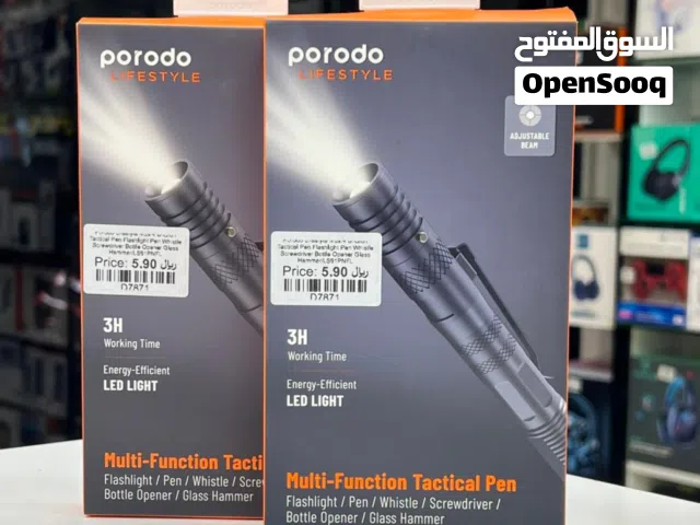 PORODO LIFESTYLE MULTI FUNCTION TACTICAL FLASHLIGHT PD-LS91PNFL