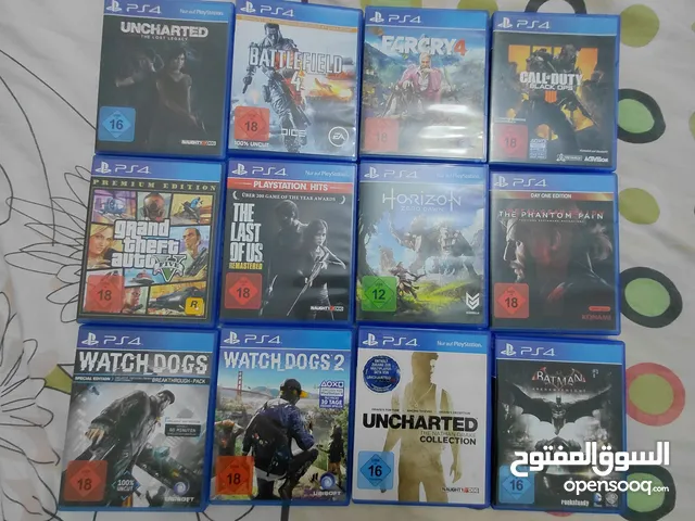 des jeux ps4 importés d'Allemagne en très bon état à vendre  العاب بلايستيشن 4 للبيع في حالة ممتازة