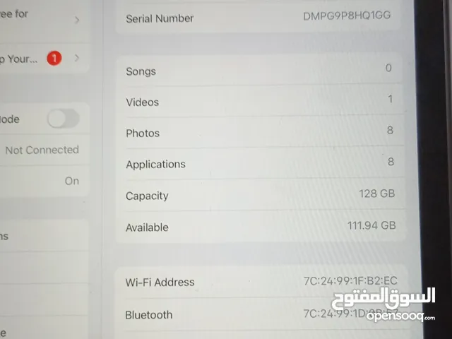 Apple iPad 8 128 GB in Zarqa
