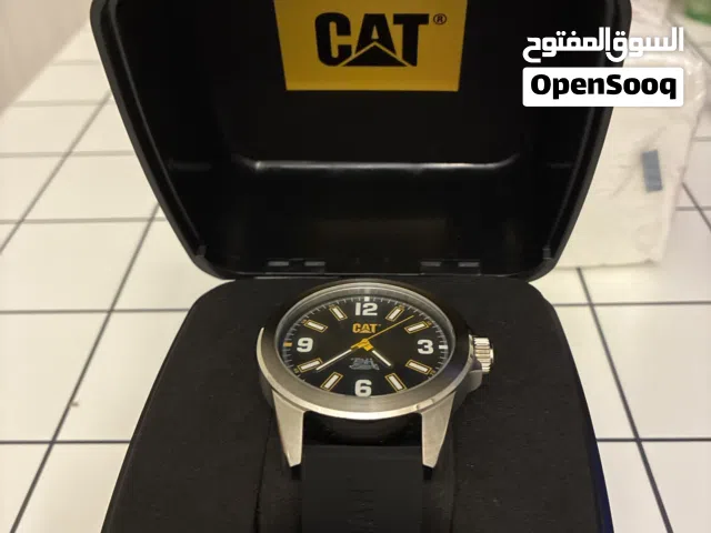 Unused CAT Men’s Watch – Black/Yellow – Excellent Condition