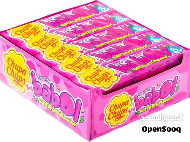 حلوى وعلكة مينتوس وشوبا شوبس