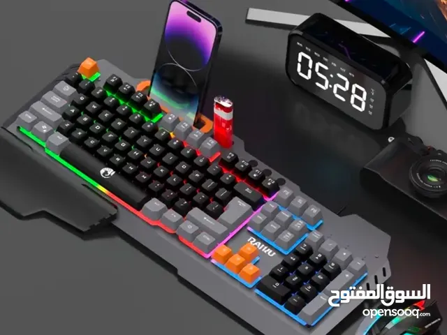 Mouse and keyboard gaming الاستعمال مرة واحدة فقط في حالة سليمة وجديدة