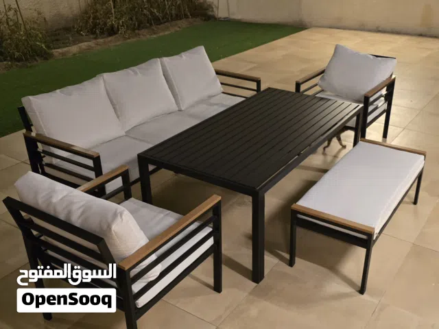 Unwanted Brand New Garden Sofa Set 5 pcs 5  SeatS 1  Bench 1  Table Actual Price  OMR 350