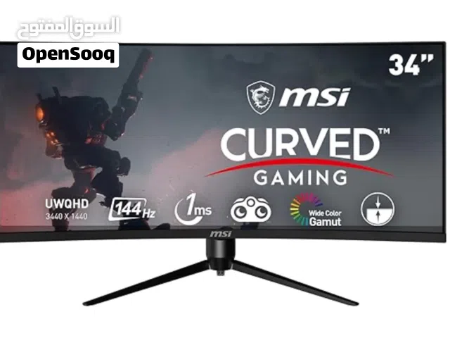 شاشة عريضه Msi قيمنق ips ultrawide 3k Gaming Monitor
