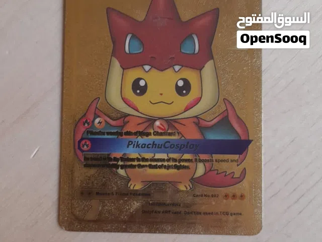 Pikachu Mega Charizard Y Cosplay Proxy Golden Card