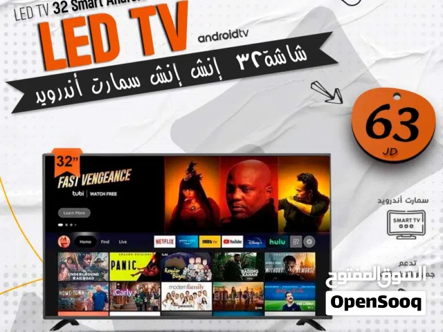 شاشة تلفزيون نوع ماجيك سمارت اندرويد 14  حمالة حائط واشتراك مجاني
