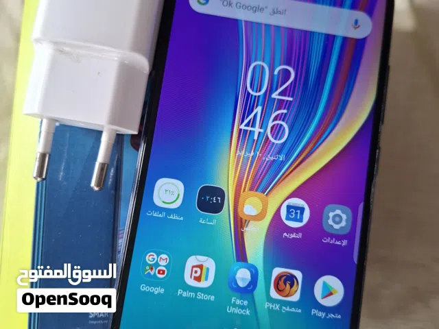 Infinix Smart 3 Plus المكان في مدينه نصر  معاه الشحن والعلبه