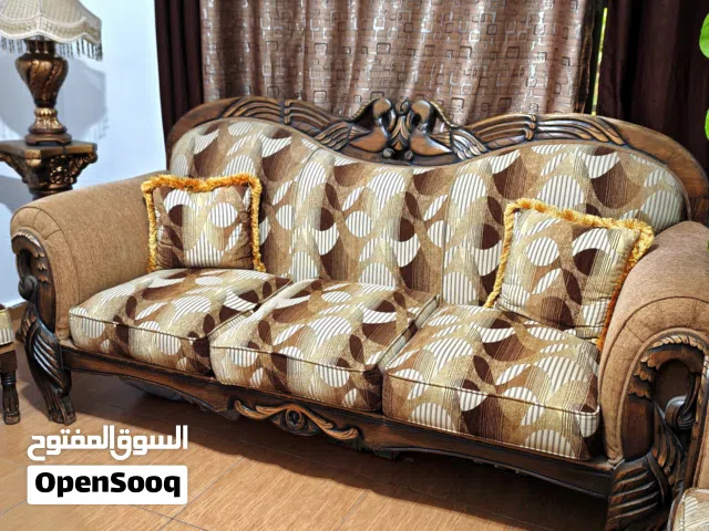 طقم كنب كلاسيكي ملكي ،خشب زان