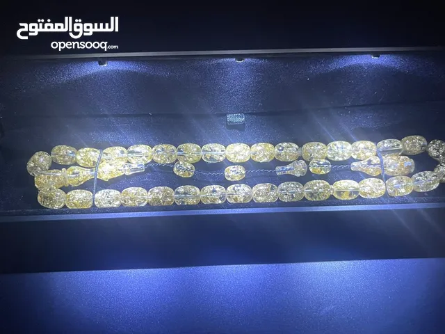 Gold and Amber Rosary مصباح فاتوران و ذهب