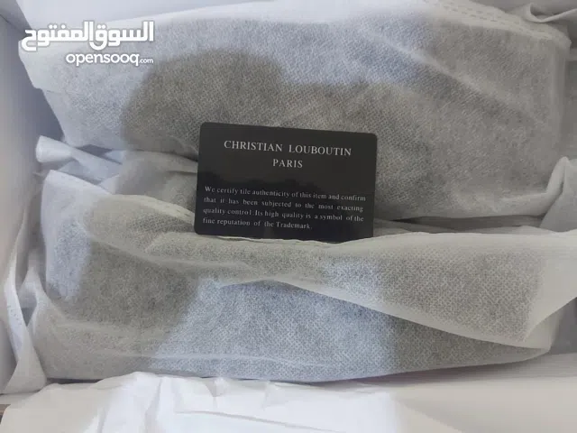 Louboutin Louis Junior Full Black Suede