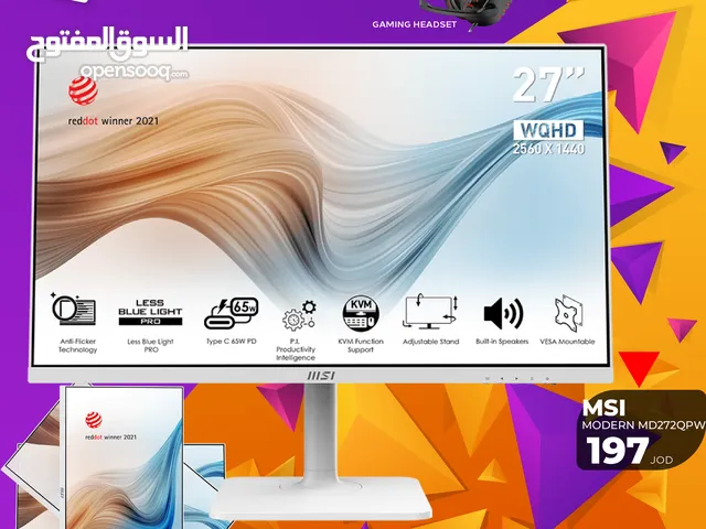 27" MSI monitors for sale  in Amman