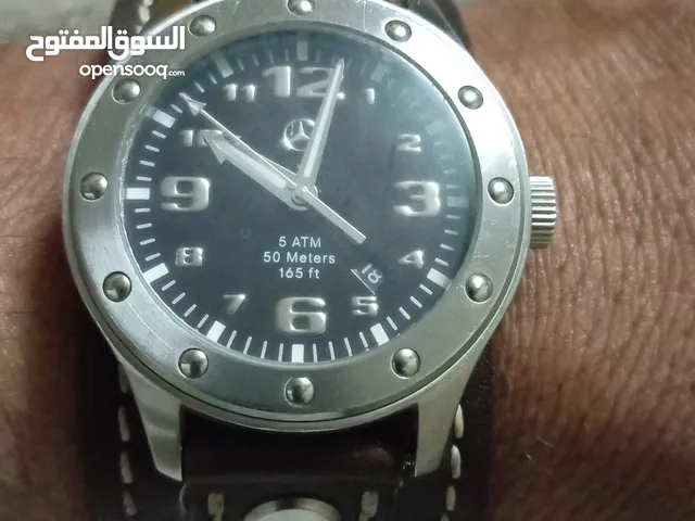 ساعة نوع مارسيدس الاصلية وكستكها الاصلي