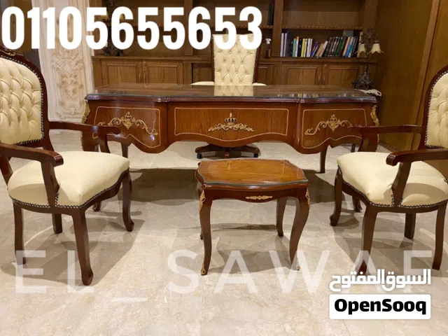 مكتب كلاسيك، مكتب خشب زان احمر مطعم بالنحاس، مكتب وزاري،مكتب بايوه،مكتب فرنساوي