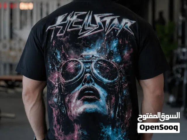 تيشيرت موسم مناسب للجنسين قماش قطن بوليستر يوجد توصيل لجميع محافظات العراق
