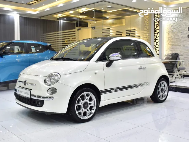 Fiat 500 ( 2015 Model ) in White Color GCC Specs This has done a mileage of 79,000 Km