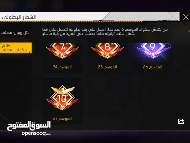 Free Fire Accounts and Characters for Sale in Zarqa