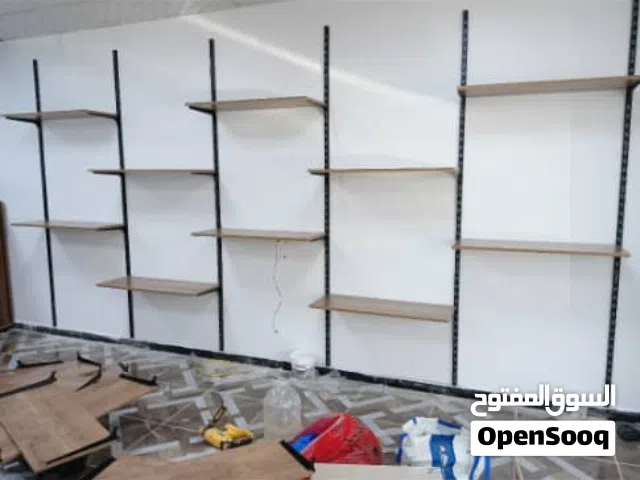 ديكور محل للبيع طاولة مبيعات وارفف