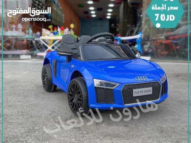 سياره ( جامبو ) 4 ماتور تناسب من عمر 1 الي 5 سنوات كوشوك مطاط ربر و مفتاح للتشغيل و كرسي جلد