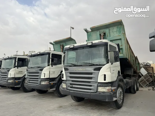 سكانيا قلاب خليجي بحاله الوكاله موديل  2008 الشكل الجديد ماشي قليل  ماشي اقل من 100 الف