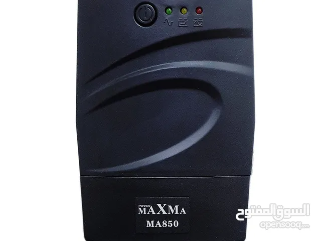 MAXMA 850VA UPS للحماية من انقطاع الكهرباء وعدم فقدان البيانات
