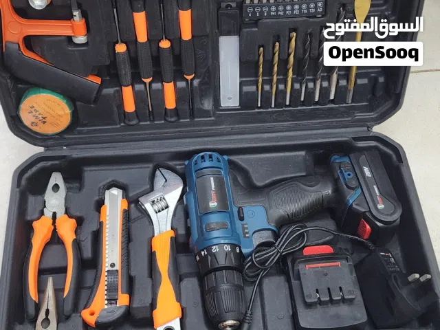 دريل بطارية حجم صغير بطاريتين 28V فولت مع عدة تول ثقب مفكات سباين سكروب فك تركيب ثقب تورك هامر