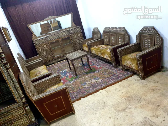 طقم موزاييك وصدف ملكي قديم نظافتو 100بل100 صدف اصلي وموزاييك اصلي