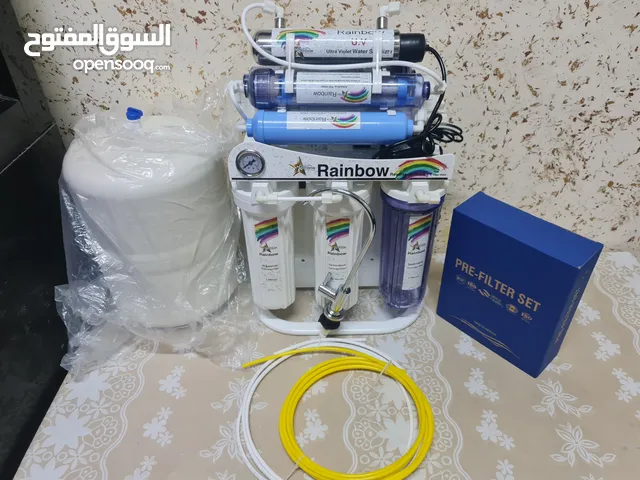 فلتر مياه تايواني حفر 9مراحل مع UV وساعه ضغط وستاند بسعر مغري