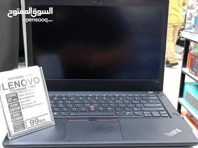 Lenovo Thinkpad T480 core i7 8th generation 16 GB ram 512 GB SSD storage