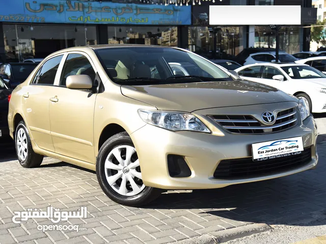 تويوتا كورولا XLi  بحالة الشركة Toyota Corolla XLi 2013