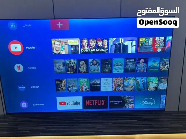 تلفزيون  70بوصه  سمارت ماركة اي اكس برو نظام اندرويد استعمال شهرين او 3 بسعرمغري
