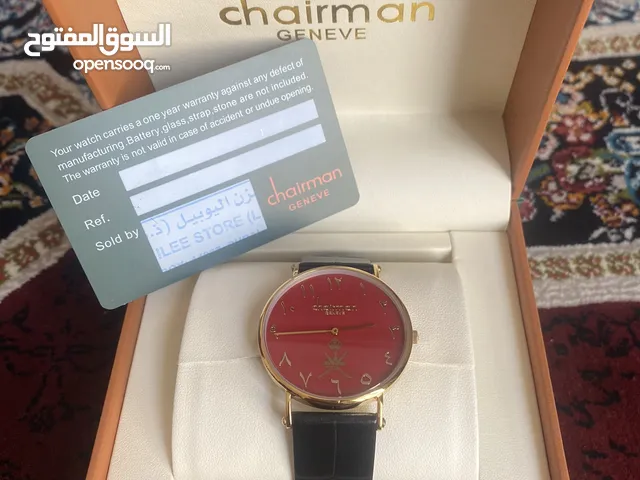 ساعة شيرمان الأصلية الفخمة مع كامل المرفقات - Luxury chairman watch original 100%