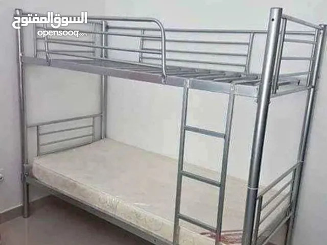 New matreses new singel beds new bunk beds silver colour for sale whole sale price best for bachelor