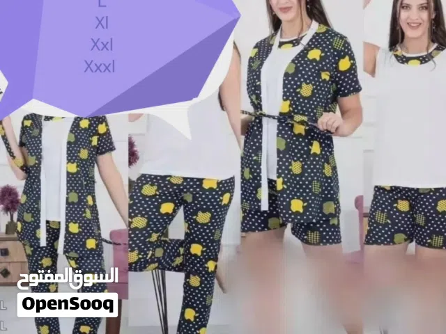 طقم نوم قطن تركي