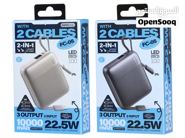 باور بانك شحن سريع 22.5w حجم 10000mah