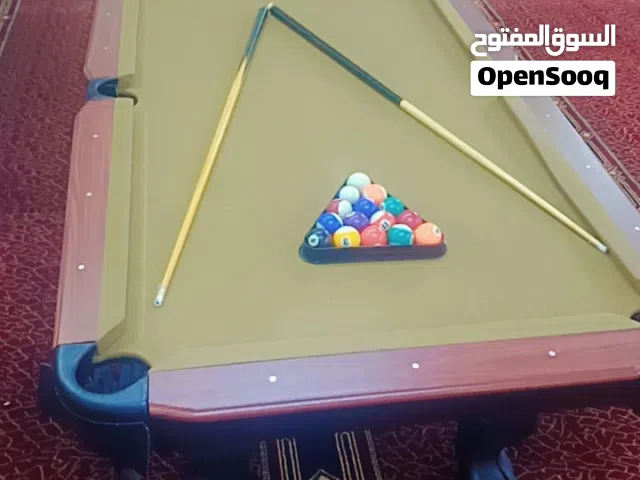بلياردو خشب مقاس كبير 230 سم جديد بالكرتونه مع كامل الأغراض