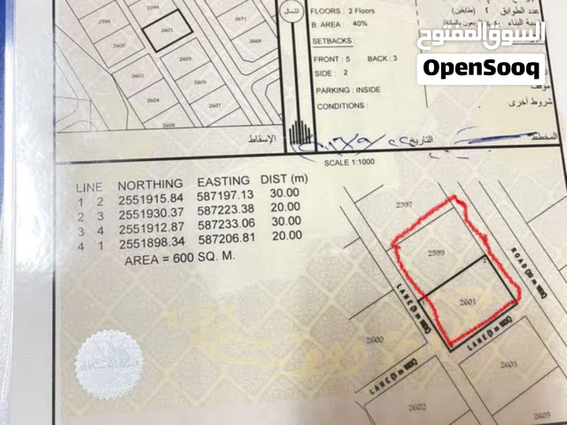 ارضين شبك  من المالك مباشرة في سمائل / السحاماه بسعر 13995