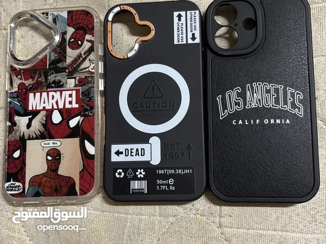 كفرات ايفون 16 عادي مستعملين استعمال نظيف يعني شبه جدد. (استعمال شهر واحد فقط) ثلاث ب 5 دنانير