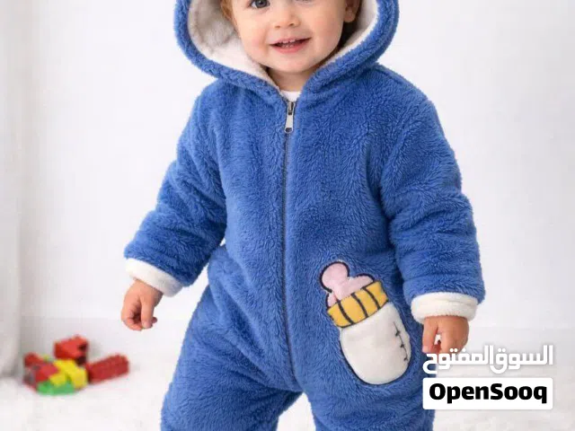 سالوبيت أطفال فرو مبطن – دفاية شتوي تقيل مقاسات من 6شهور الي 18