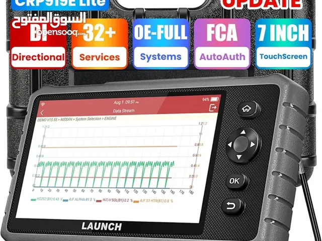متوفر الآن جهاز X431 CRP919E Lite لتشخيص جميع الأنظمة و32+ خدمة OBD2 مع وظيفة FCA full system.