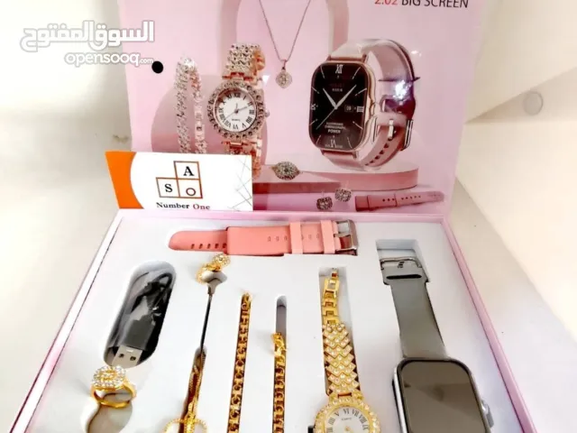 ساعة ذكية باللمس + أكسسوارات مميزة A58 PLUS