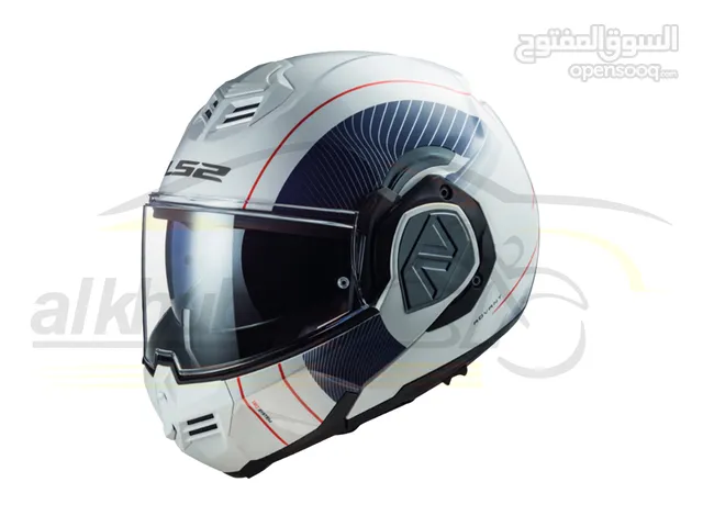 LS2 ADVANT COOPER WHITE BLUE HELMET
