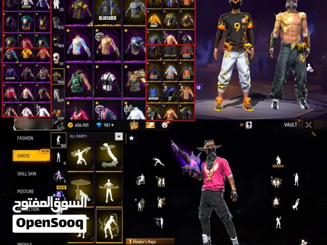 Free Fire Accounts and Characters for Sale in Beni Suef