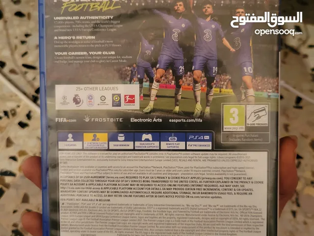 لعبة fifa 22 النسخة الانجليزية واستعمالها نظيف جدا الله يبارك ويوجد فيها بطولات ودوريات ممتعة