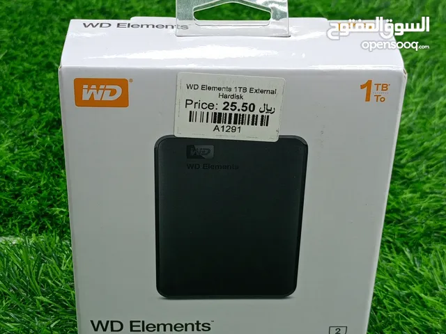 WD ELEMENTS PORTABLE HDD 1 TB