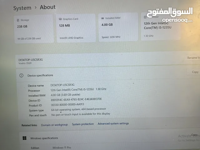 Windows Dell for sale  in Salt